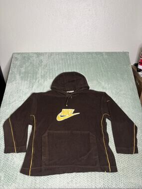 Vintage Nike Fleece Hoodie Brown